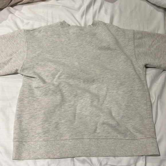 Light heather grey crewneck with Logo - Picture 3 of 5